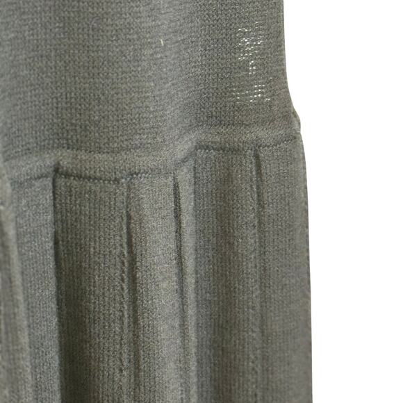 St John Collection Dress Women’s 16 Black Sleeveless Knit Pleated USA Classic - Picture 5 of 10